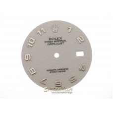Quadrante bianco arabi Rolex Datejust 36mm ref. 415/116109-1 nuovo n. 4324
